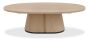Vega Scandi Oak & Peppercorn Oval Coffee Table by Bentley Designs | Style Our Home
