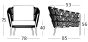 Leo Lounge Chair with Almond Seat and Back Cushion by Vincent Sheppard | Style Our Home