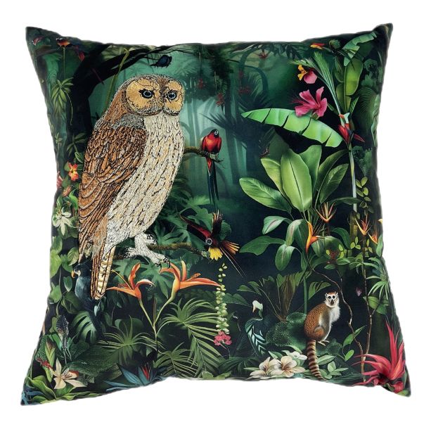 Embroidered Owl Print by Malini | Style Our Home