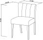 Turin Glass 4 Seater Table - Dark Oak Legs & 4 Low Back Chairs in Gun Metal Velvet by Bentley Designs | Style Our Home