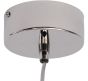 Ara Set Of 3 Silver Ring Pendants E27 60W 3 by Libra Designs | Style Our Home
