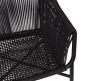 Bogart Rope Carver Black Chair