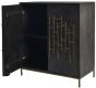 Varenna Espresso Stained Wooden 2 Door Cabinet by Libra | Style Our Home