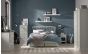 Ashby Soft Grey Slatted 4' Small Double Bedstead