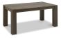 Logan Fumed Oak 6 Seater Table & 6 Cezanne Dark Grey Faux Leather Chairs - Black Legs by Bentley Designs | Style Our Home