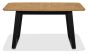 Emerson Rustic Oak & Peppercorn 4-6 Seater Extension Dining Table by Bentley Designs | Style Our Home
