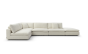 Blanco 5 Piece Modular Sofa - Chex Polar Bouclé by Tommy Franks | Style Our Home
