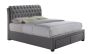 Valentino Two Drawer Grey 4'6 King Bed