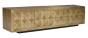 Collada 4 Door TV Unit in Brushed Gold by Richmond Interiors | Style Our Home 
