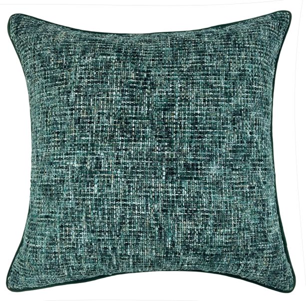 Soft Textured Weave Cushion Teal by Malini | Style Our Home