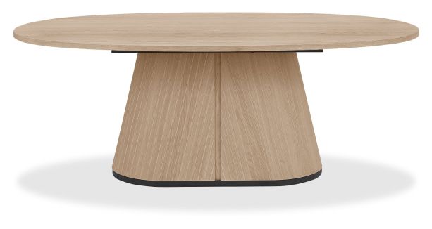 Vega Scandi Oak & Peppercorn 6 Seater Table by Bentley Designs | Style Our Home