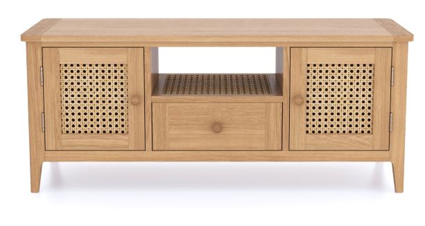 Halmstad Natural Oak Wide TV Unit by Hertiance Furniture | Style Our Home