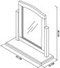 Ashby White Vanity Mirror - Style Our Home