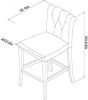 Hampstead Two Tone Upholstered Bar Stool (a pair)