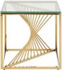 Andre Side Table with Gold Finish by Prestige | Style Our Home