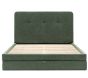 Mansen 2 Drawer Kingsize Bedstead Green By Gallery Living | Style Our Home 