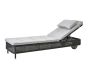 Presley Graphite Sunbed - Light Grey Natté by Cane-line | Style Our home