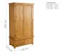 Woburn 2 Door 2 Drawer Wardrobe