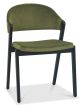 Camden Peppercorn Upholstered Chair in a Cedar Velvet Fabric (Pair) by Bentley Designs | Style Our Home