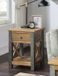 Urban Elegance - Reclaimed Lamp Table With Drawer | Style Our Home