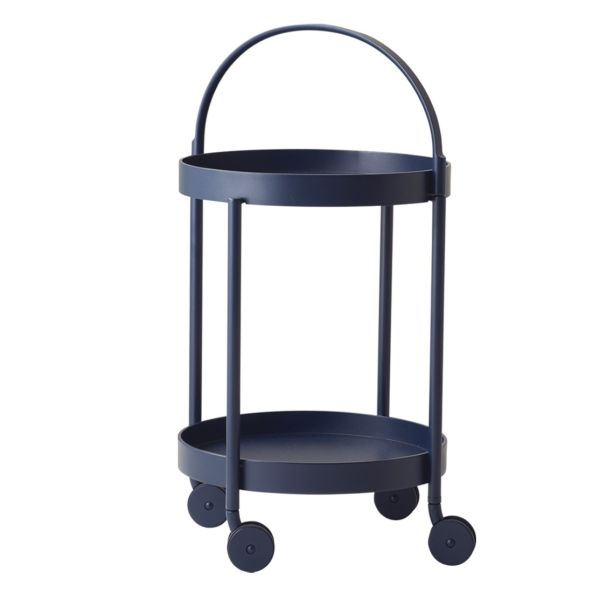 Roll Midnight Blue Trolley by Cane-line | Style Our Home