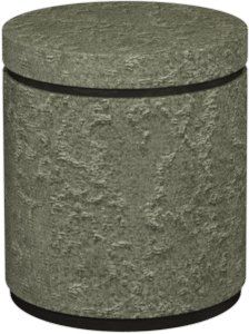 Vega Knotty Oak & Weathered Oak Storage Stool - Pearl Velvet Fabric by Bentley Designs | Style Our Home