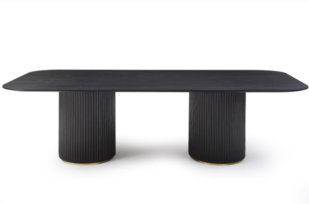 Lantine 280 Dining Table - Black Oak by Tommy Franks | Style Our Home