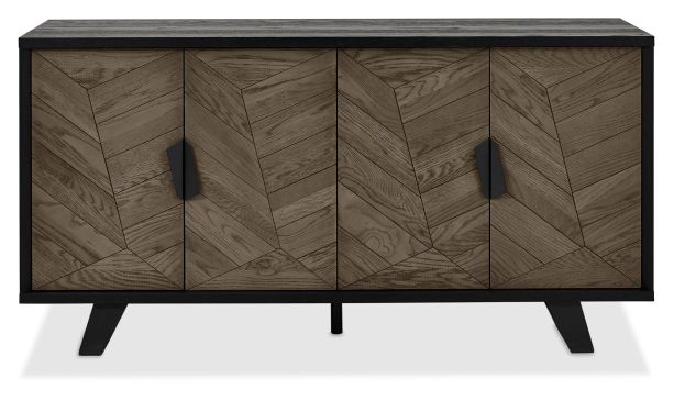 Emerson Weathered Oak & Peppercorn Wide Sideboard by Bentley Designs | Style Our Home