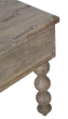 Carob Bedside - Greywash