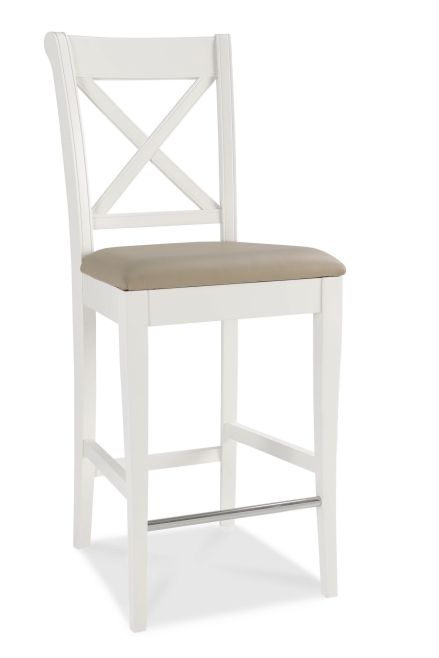 Hampstead Two Tone X Back Bar Stool - Style Our Home