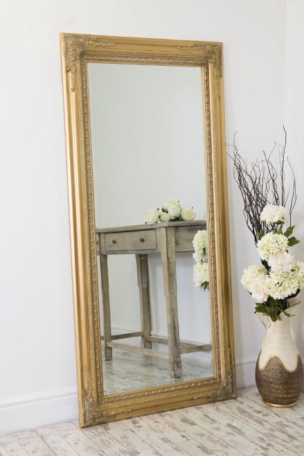 Caprice Vintage Gold Elegant Antique Design Full Length Mirror