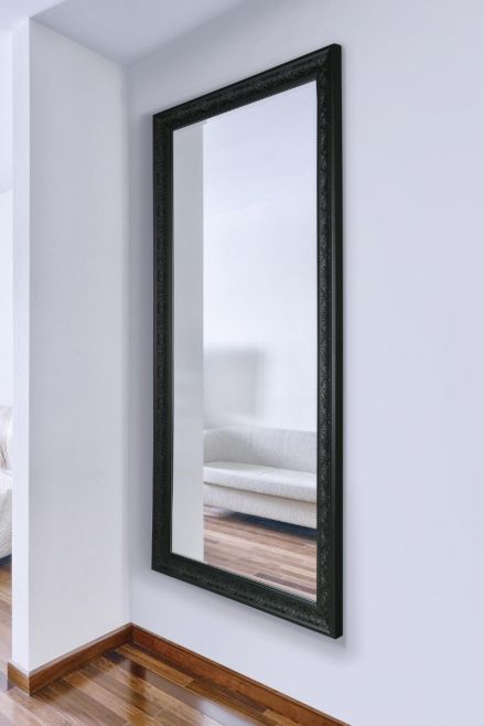 Maia Black Shabby Chic Dress Mirror by Belle Pareti | Style Our Home