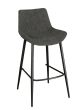 Sigma Bar Stool With Graphite Leg-Shadow Grey (2pk)