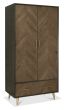 Sienna Fumed Oak & Peppercorn Double Wardrobe by Bentley Designs | Style Our Home