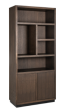 Oakura Brown 2 - Door Bookcase by Richmond Interiors | Style Our Home 