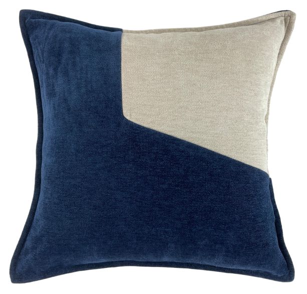 An Angle Design Navy And Cream by Malini | Style Our Home