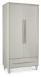 Larsen Scandi Oak & Soft Grey Double Wardrobeby Bentle by Designs | Style Our Home
