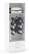 Lynx White 2 Door Combi Wardrobe