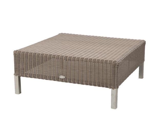 Connect Taupe Footstool by Cane-line | Style Our Home