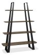 Emerson Weathered Oak & Peppercorn Open Display Unit by Bentley Designs | Style Our Home