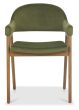 Camden Rustic Oak 6-8 Seater Table & 6 rm Chairs in Cedar Velvet by Bentley Designs | Style Our Home