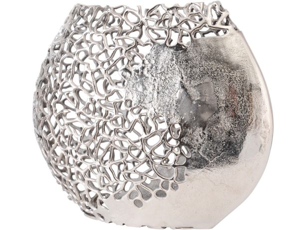 Apo Coral Ellipse Aluminium Vase By Libra | Style Our Home