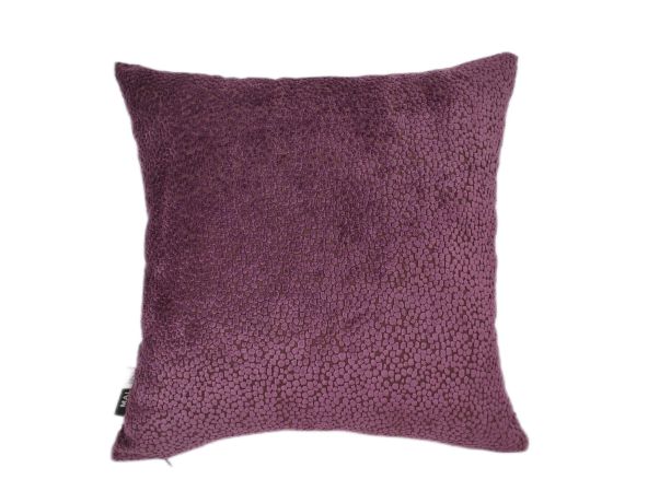 Cut Velvet Dots In Aubergine by Malini | Style Our Home