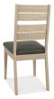 Oakham Dark Grey & Scandi 6-8 Seater Table & 6 Scandi Oak Chairs in Dark Grey Bonded Leather by Bentley Designs | Style Our Home