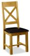 Salisbury Cross Back Chair with PU Seat by Condell/Global Home Group | Style Our Home