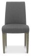 Monroe Silver Grey 4-6 Seater Dining Table & 4 Monroe Silver Grey Upholstered Chairs in Slate Grey Fabric by Bentley Designs | Style Our Home
