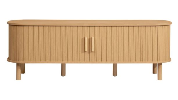 Axel Fluted Tv Unit Oak by Birlea | Style Our Home