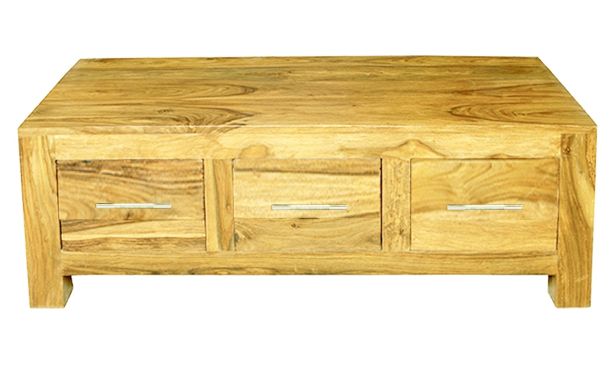 Stonecliff 3 Drawer Coffee Table-SC1528M by Jali Editions  | Style Our Home