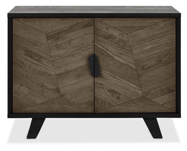 Emerson Weathered Oak & Peppercorn Narrow Sideboard by Bentley Designs | Style Our Home