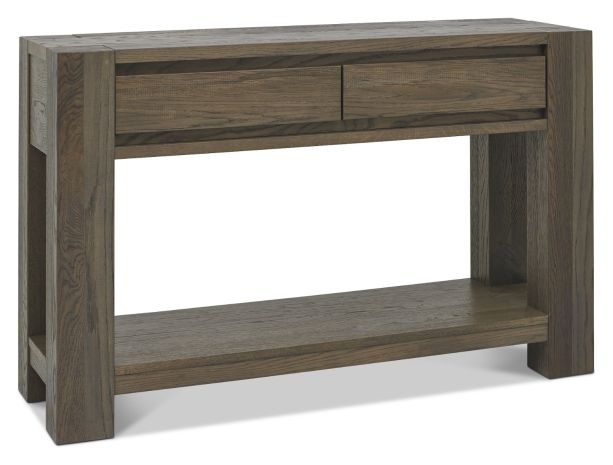 Logan Fumed Oak Console Table by Bentley Designs | Style Our Home